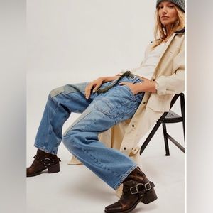 We The Free Moxie Barrel Pull on Barrel Jeans Sz 27